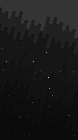 Blank Black With Sparkles And Drip Design Wallpaper