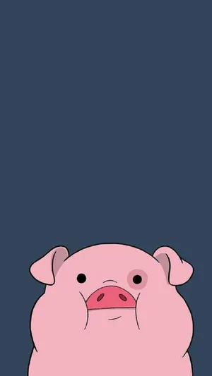 Blank Piggy Stare Wallpaper