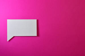 Blank Pink Square Bubble Wallpaper