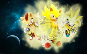 Blast Into Fast-paced Fun With Cool Sonic! Wallpaper