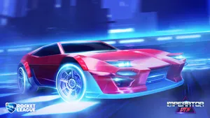 Blast Off In Rocket League Wallpaper