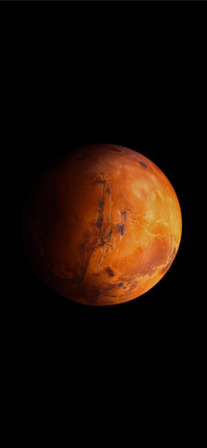 Blast Off To The Universe With A Mars Iphone Wallpaper