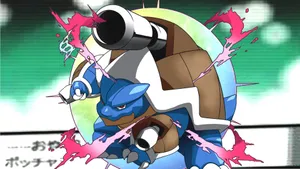 Blastoise Animation Art Wallpaper