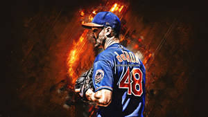 Blazing Jacob Degrom Wallpaper