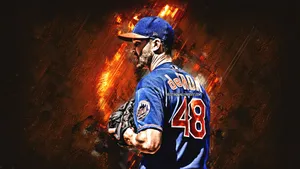 Blazing Jacob Degrom Wallpaper