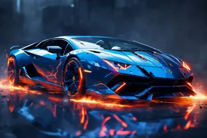 Blazing_ Lamborghini_ Aventador Wallpaper