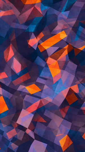 Blocky Topographical Surface Designer Iphone Wallpaper