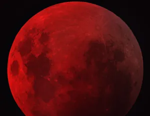 Blood Moon Surface Details Wallpaper