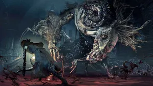 Bloodborne Hunter Vs Ludwig Wallpaper