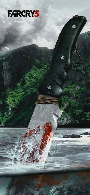 Bloodied Knife Far Cry Iphone Wallpaper