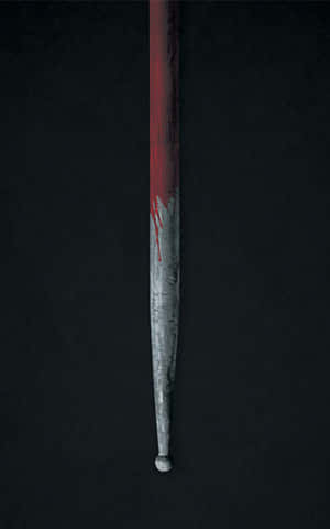 Bloodstained Drumstick Dark Background Wallpaper