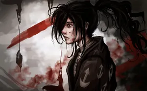 Bloody Artwork Hyakkimaru Dororo Wallpaper