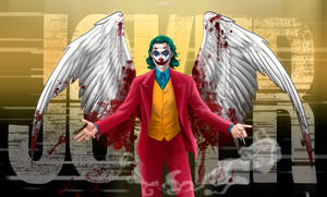 Bloody Wings Joker 2020 Wallpaper