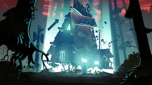 Blown Mystery Shack Gravity Falls Wallpaper