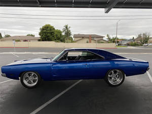 Blue 1969 Dodge Charger Wallpaper