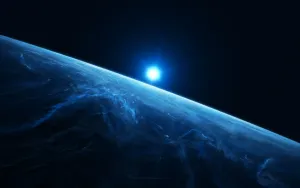 Blue 4k Neutron Star Wallpaper