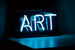 Blue Aesthetic Art Wallpaper