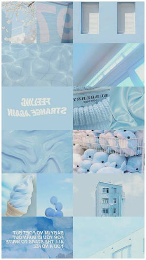 Blue Aesthetic Collage