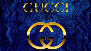 Blue And Gold Gucci Wallpaper