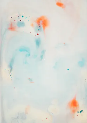 Blue And Orange Abstract Wallpaper