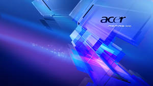 Blue And Purple Acer Brand Logo Wallpaper