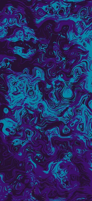Blue And Purple Oil And Water Mixture Wallpaper