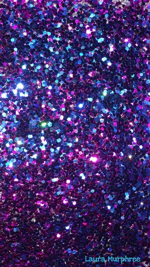 Blue And Purple Sparkly Wallpaper