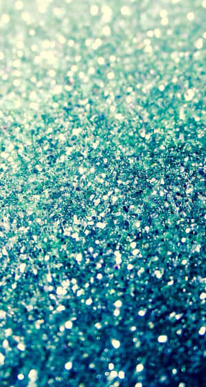 Blue And Silver Mermaid Glitters Wallpaper