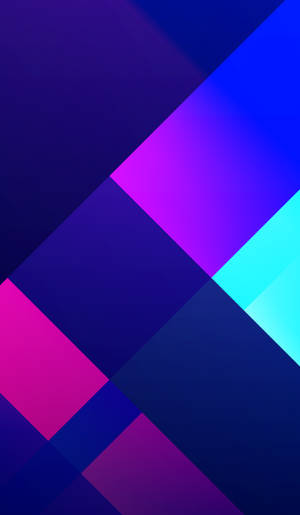 Blue And Violet Abstract Shapes