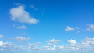 Blue And White Altocumulus Clouds Wallpaper