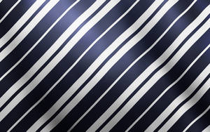 Blue And White Diagonal Stripes Wallpaper