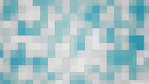 Blue And White Pixels Wallpaper