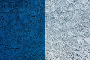 Blue And White Textured Wall Wallpaper