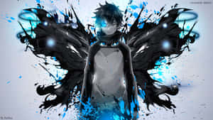 Blue Anime Magic Wallpaper