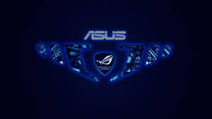Blue Asus Triangle Wallpaper