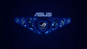 Blue Asus Triangle Wallpaper