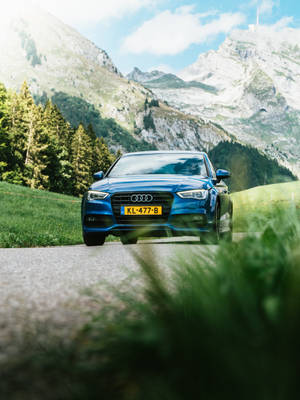 Blue Audi A3 Wallpaper