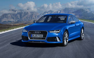 Blue Audi Rs7 Wallpaper
