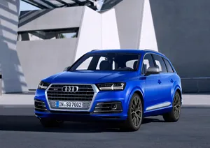 Blue Audi Sq7 Wallpaper