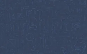 Blue Background Tool Pattern Wallpaper