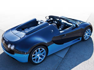 Blue Bugatti Veyron Iphone Wallpaper