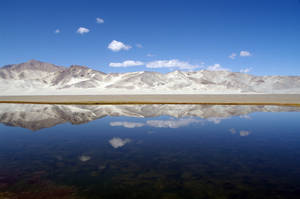 Blue Bulunkul Lake In Tajikistan Wallpaper