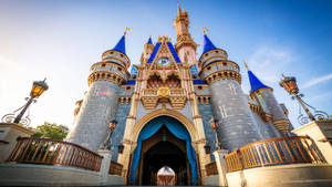 Blue Castle Walt Disney World Desktop Wallpaper