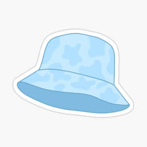 Blue Cow Print Bucket Hat Wallpaper