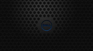 Blue Dell Laptop Logo Mesh Plate Wallpaper