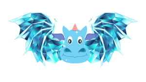 Blue Dragon: A Mythical Creature Of Power And Elegance Wallpaper