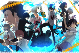 Blue Exorcist Fanart Collage Wallpaper