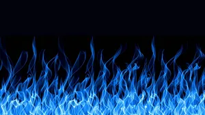 Blue Flames Fire Wallpaper