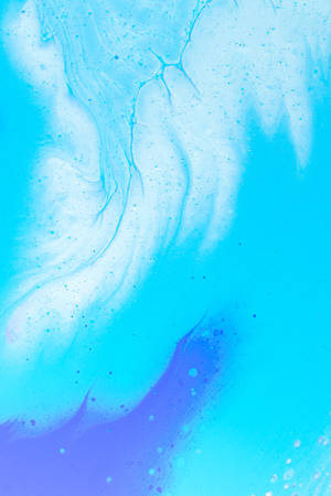 Blue Fluid Abstract Art Wallpaper