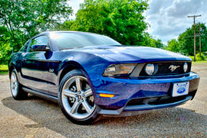 Blue Ford Mustang Wallpaper